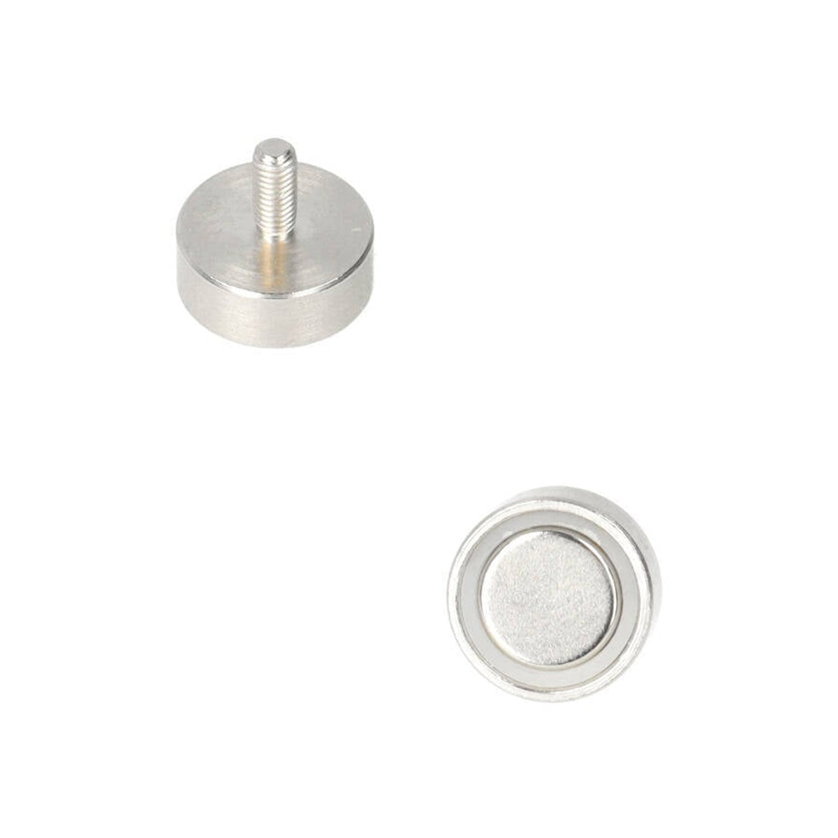 Neodymium Potmagneet Ø13 x 5 mm N40 NiCuNi draadstift M3