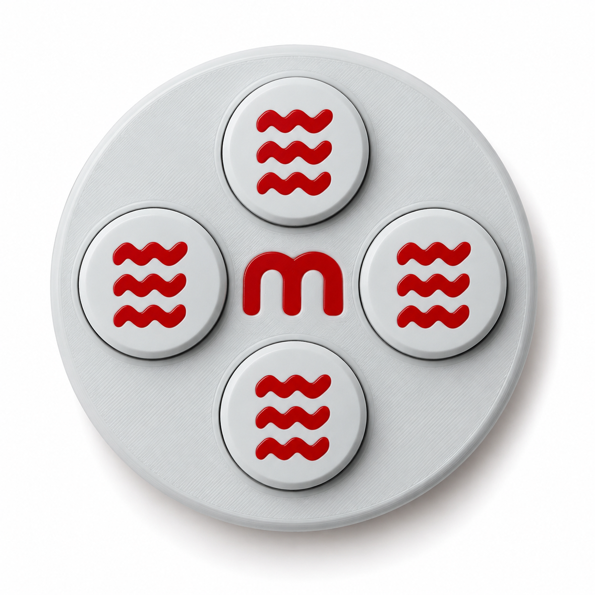 Startnummern-Magnete Radsport – Steelgrey – 8er-Set