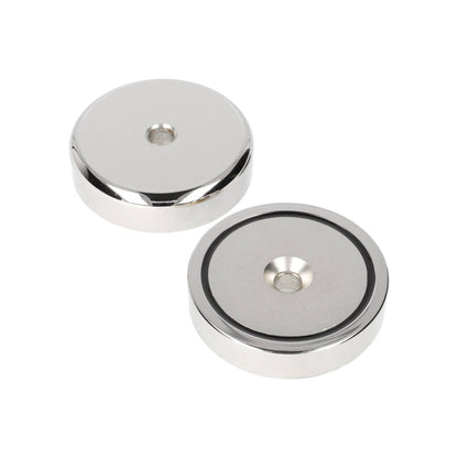 Neodym Topfmagnet Ø60 x 15 mm N40 NiCuNi Bohr-/Senkloch