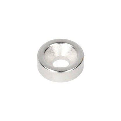Neodym-Ringmagnet Ø10 x Ø7,1 x 3,5 mm N35 NiCuNi mit Bohr-/Senkloch Nordpol