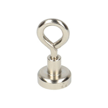Neodym Ösenmagnet Ø16 x 5 mm N40 Stahltopf NiCuNi