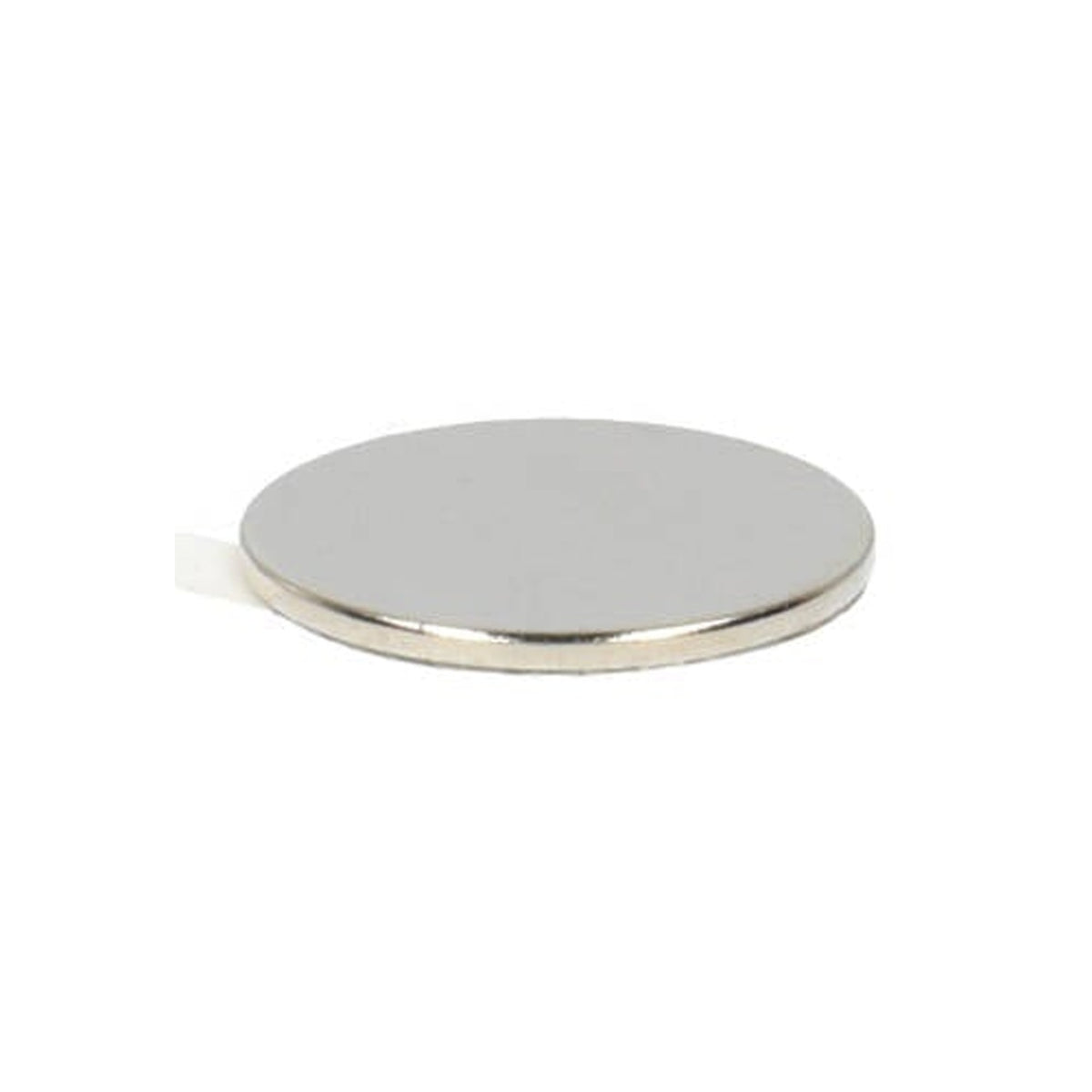 Neodymium Disc Magnet Ø15 x 1.5 mm N45 NiCuNi self-adhesive