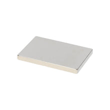 Aimant cubique en néodyme 60 x 40 x 5 mm N45 NiCuNi