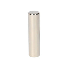 Aimant néodyme cylindrique Ø8,9 x 50 mm N48 NiCuNi aimanté diamétralement