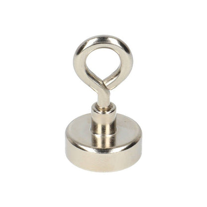 Neodymium Oogmagneet Ø20 x 8 mm N40 Stalen Pot NiCuNi