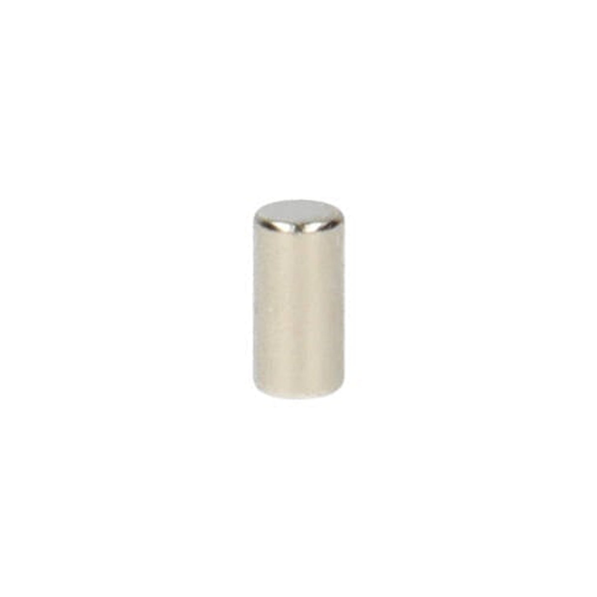 Neodymium Staafmagneet Ø3 x 6 mm N52 zilverkleurig diametraal gemagnetiseerd