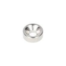 Neodymium Ringmagneet Ø8 x Ø6 x 3 mm N35 NiCuNi met boor-/verzinkgat Zuidpool