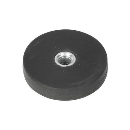 Neodymium Rubber Potmagneet Ø31 x 6 mm N40 inwendig schroefdraad M5