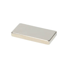 Aimant cubique en néodyme 40 x 20 x 5 mm N45 NiCuNi