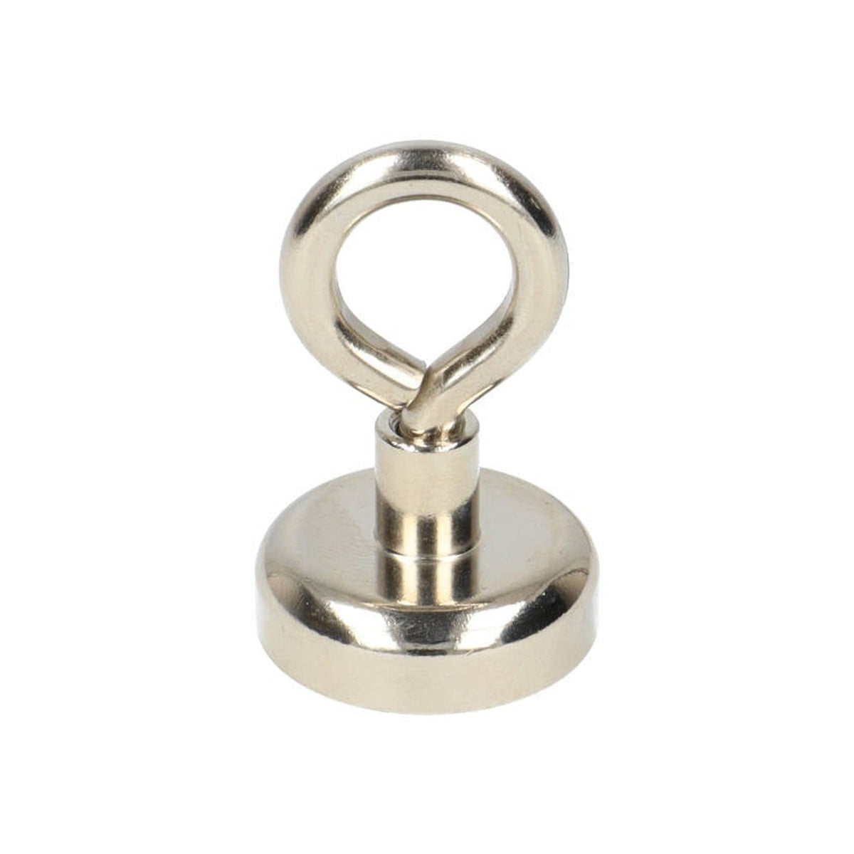 Neodymium Oogmagneet Ø25 x 8 mm N40 stalen pot NiCuNi