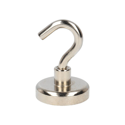Neodymium Haakmagneet Ø32 x 8 mm N40 stalen pot NiCuNi