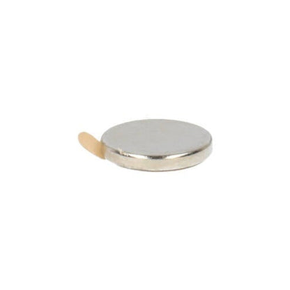 Neodymium Schijfmagneet Ø10 x 1,5 mm N45 NiCuNi zelfklevend