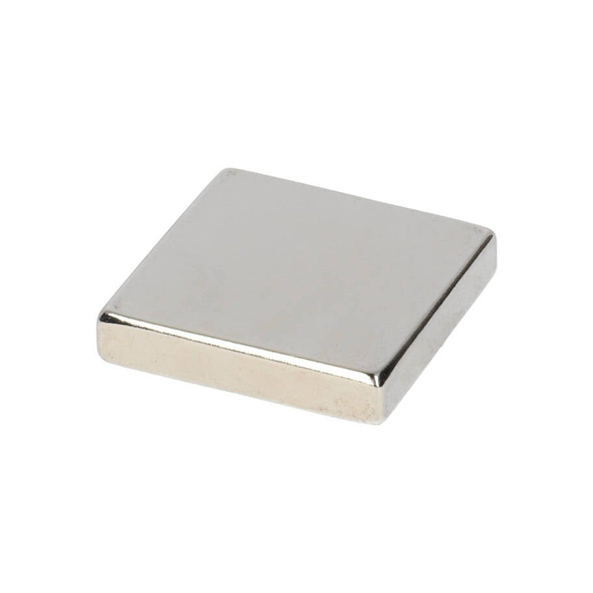Aimant cubique en néodyme 25 x 25 x 5 mm N45 NiCuNi