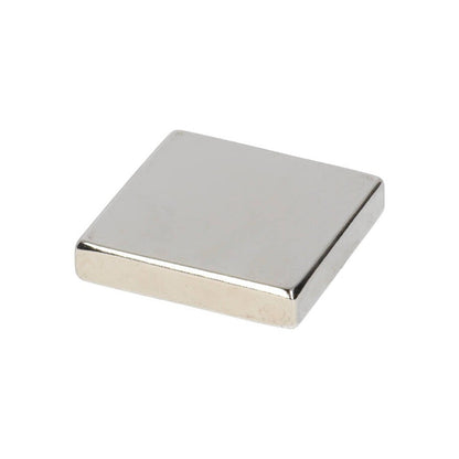 Aimant cubique en néodyme 25 x 25 x 5 mm N45 NiCuNi