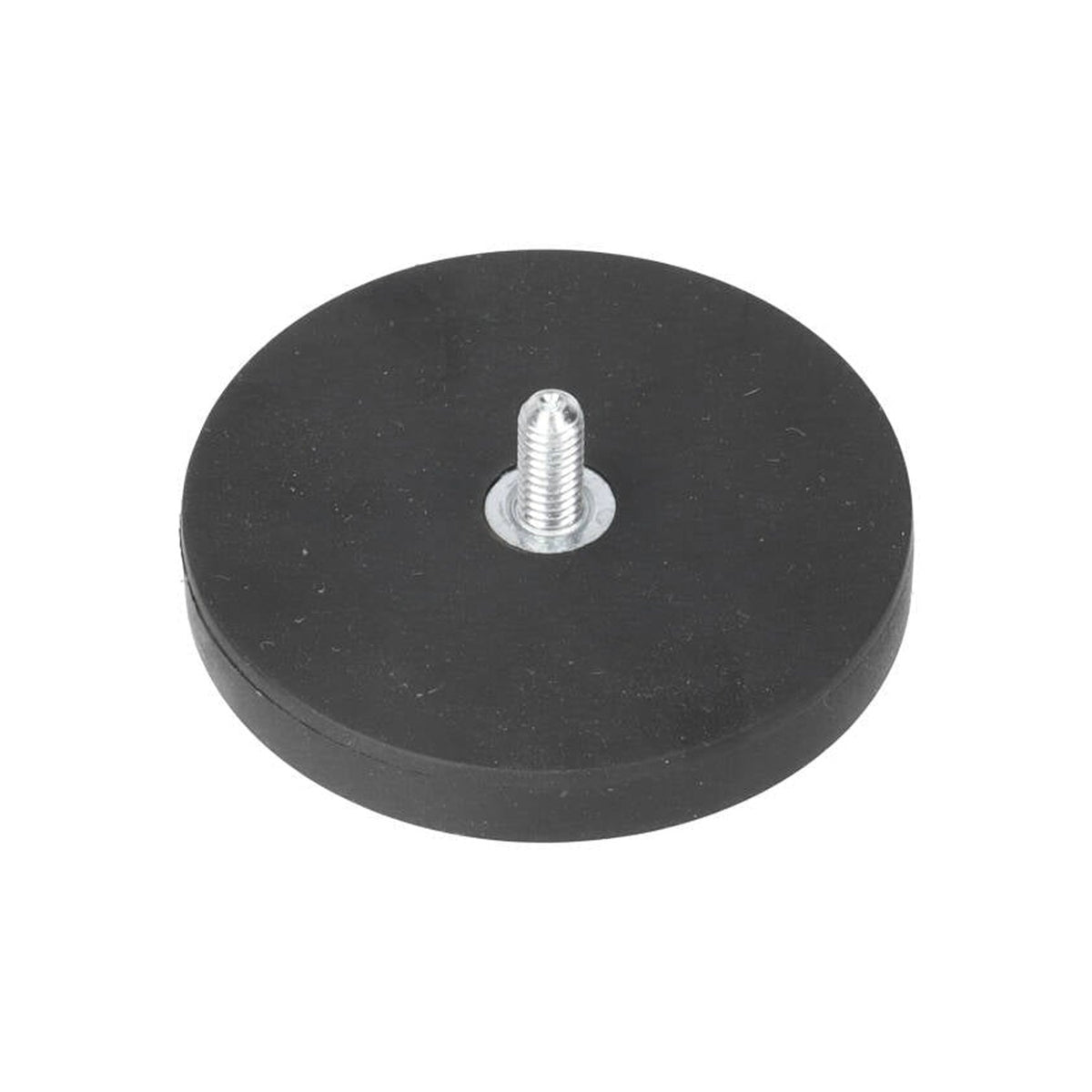 Aimant en caoutchouc au néodyme Ø 43 x 6 mm N40, tige filetée M4