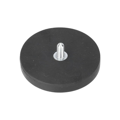 Aimant en caoutchouc au néodyme Ø 43 x 6 mm N40, tige filetée M4