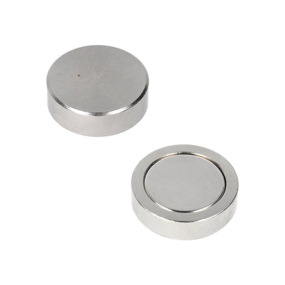 Neodym-Topfmagnet Ø25 x 8 mm N40 NiCuNi zum Kleben