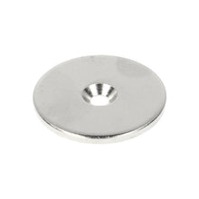 Anneau en acier Ø 40 x Ø 11 x 3 mm avec trou percé/fraisé (sans aimant)