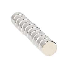 Aimant disque en néodyme Ø 12 x 6 mm N48 NiCuNi