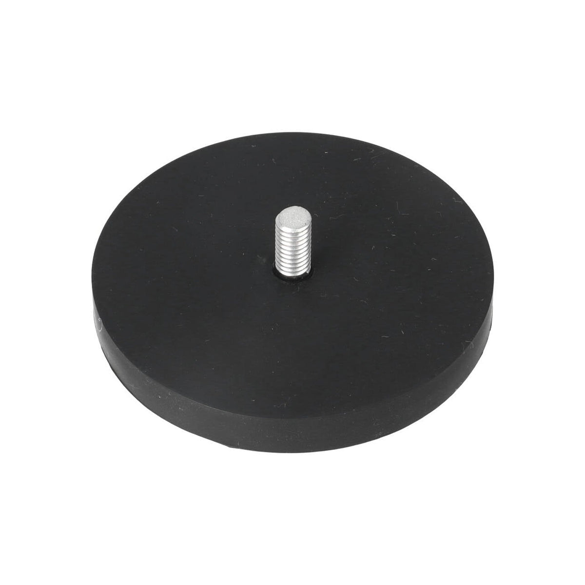 Neodymium Rubber Potmagneet Ø66 x 8,5 mm N40 draadstift M6