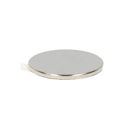 Neodymium Schijfmagneet Ø15 x 1 mm N45 NiCuNi zelfklevend