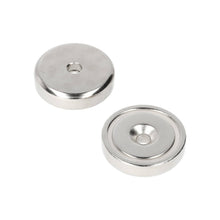 Neodymium Potmagneet Ø32 x 7 mm N40 NiCuNi