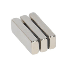 Neodym Quadermagnet 30 x 10 x 7 mm N45 NiCuNi