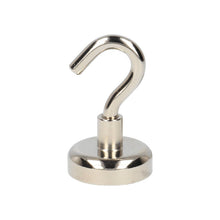 Neodymium Haakmagneet Ø25 x 8 mm N40 stalen pot NiCuNi