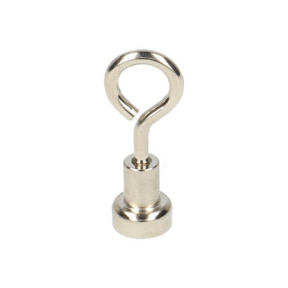 Neodymium Oogmagneet Ø10 x 4,5 mm N40 stalen pot NiCuNi