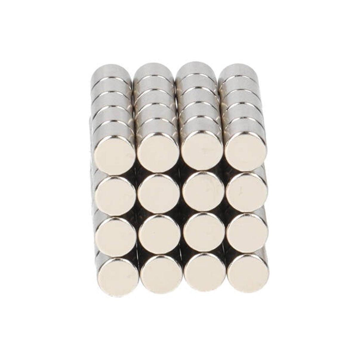 Neodymium Disc Magnet Ø4 x 4 mm N48 NiCuNi