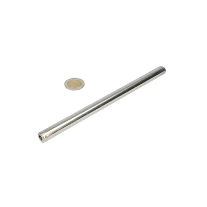 Filtermagneet Neodymium RVS Ø12 x 200 mm N42 diametraal 2× binnendraad M6 - Magnetenspecialist Import & Export B.V.