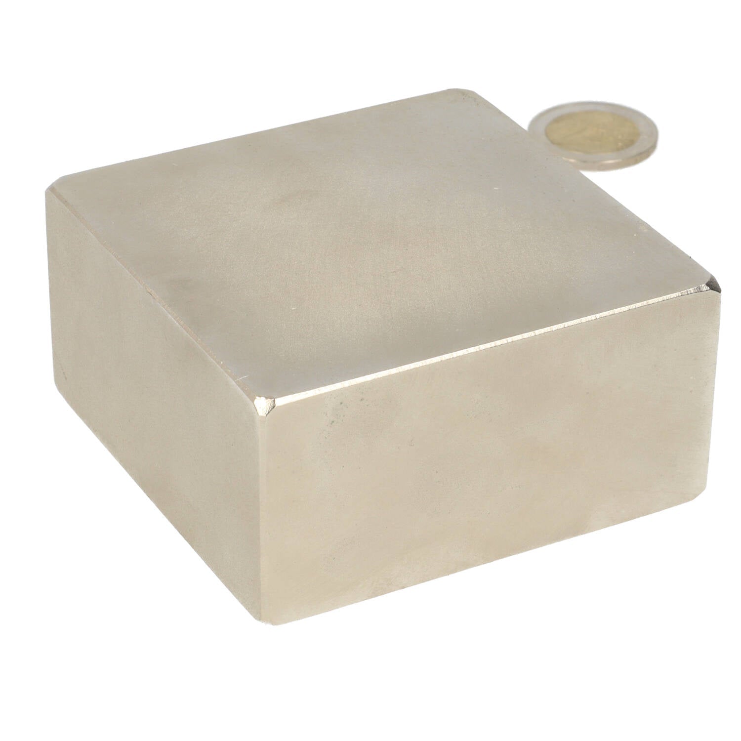 Neodymium Blokmagneet 100 x 100 x 50 mm N50 NiCuNi - Magnetenspecialist Import & Export B.V.
