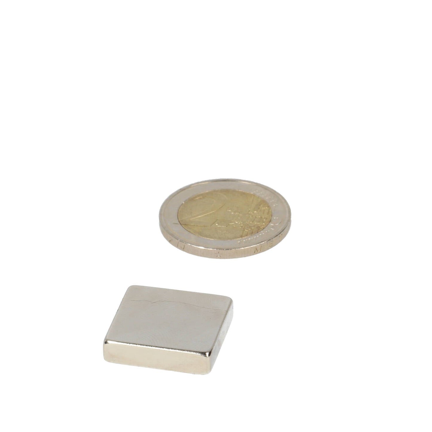 Neodymium Blokmagneet 20 x 20 x 5 mm N45 NiCuNi - Magnetenspecialist Import & Export B.V.