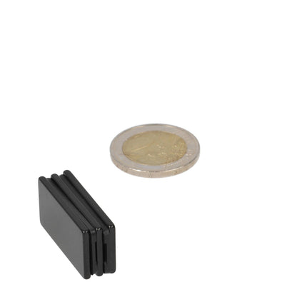 Neodymium Blokmagneet 30 x 15 x 2 mm N42 Epoxy - Magnetenspecialist Import & Export B.V.