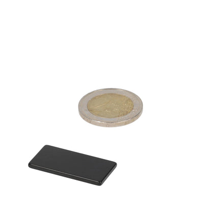 Neodymium Blokmagneet 30 x 15 x 2 mm N42 Epoxy - Magnetenspecialist Import & Export B.V.