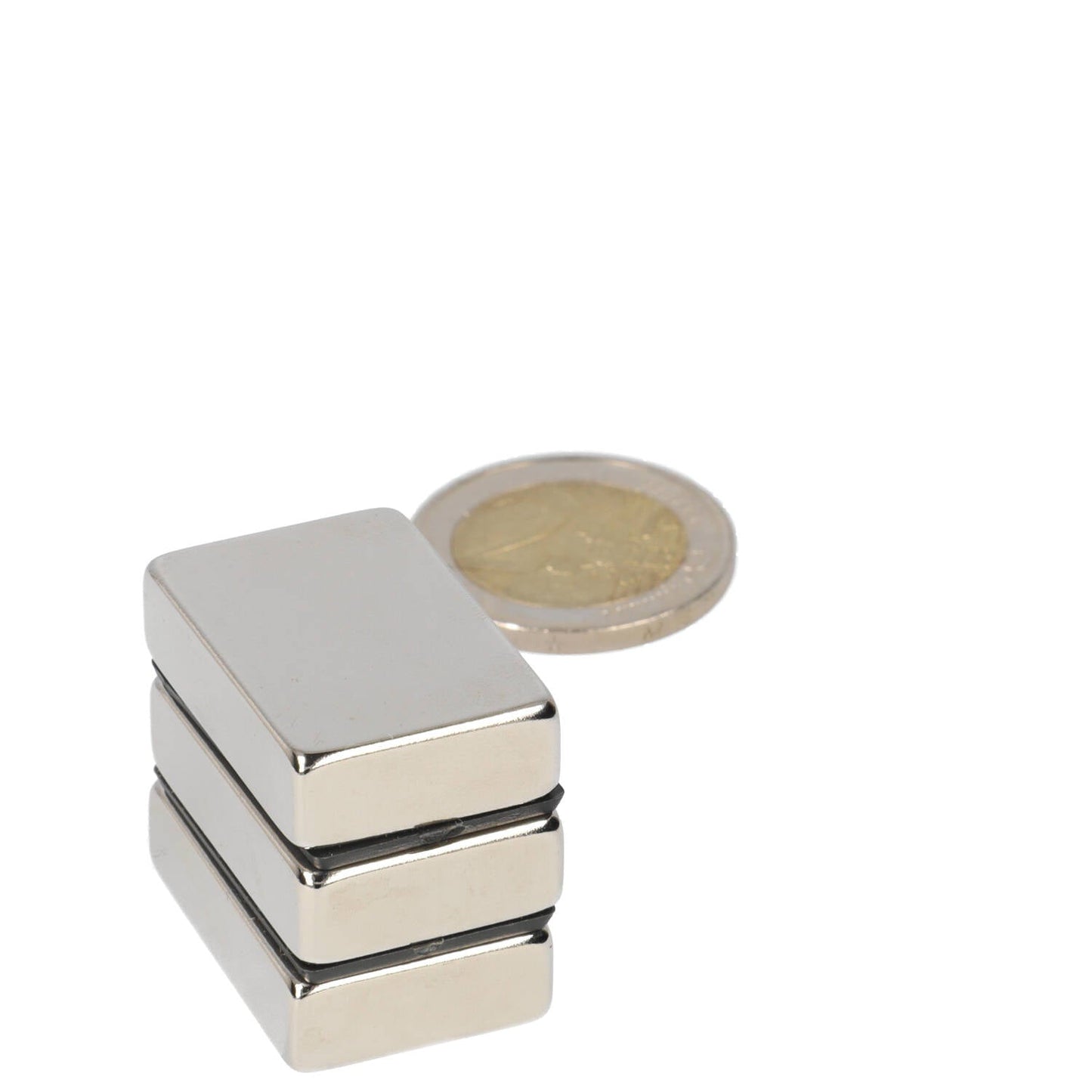 Neodymium Blokmagneet 30 x 20 x 8 mm N48 NiCuNi - Magnetenspecialist Import & Export B.V.