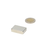 Neodymium Blokmagneet 30 x 20 x 8 mm N48 NiCuNi - Magnetenspecialist Import & Export B.V.