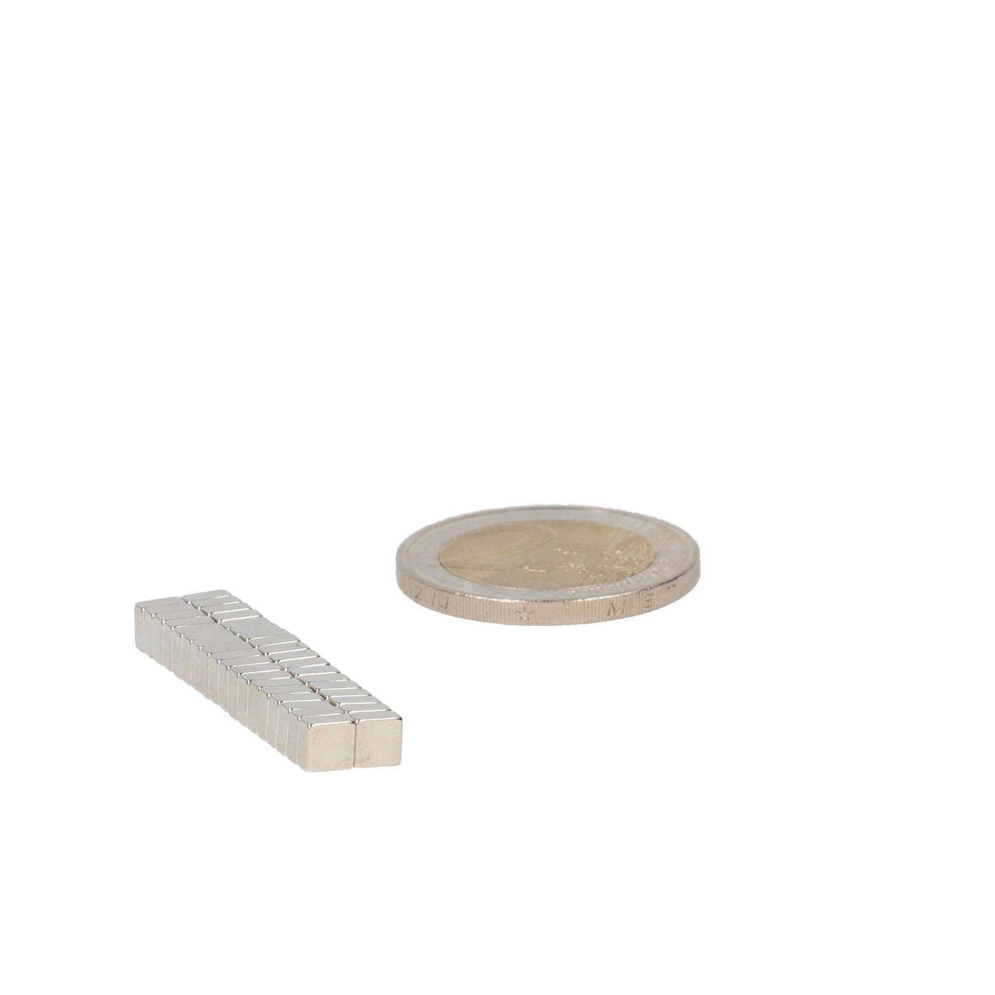 Neodymium Blokmagneet 4 x 4 x 2 mm N50 NiCuNi - Magnetenspecialist Import & Export B.V.