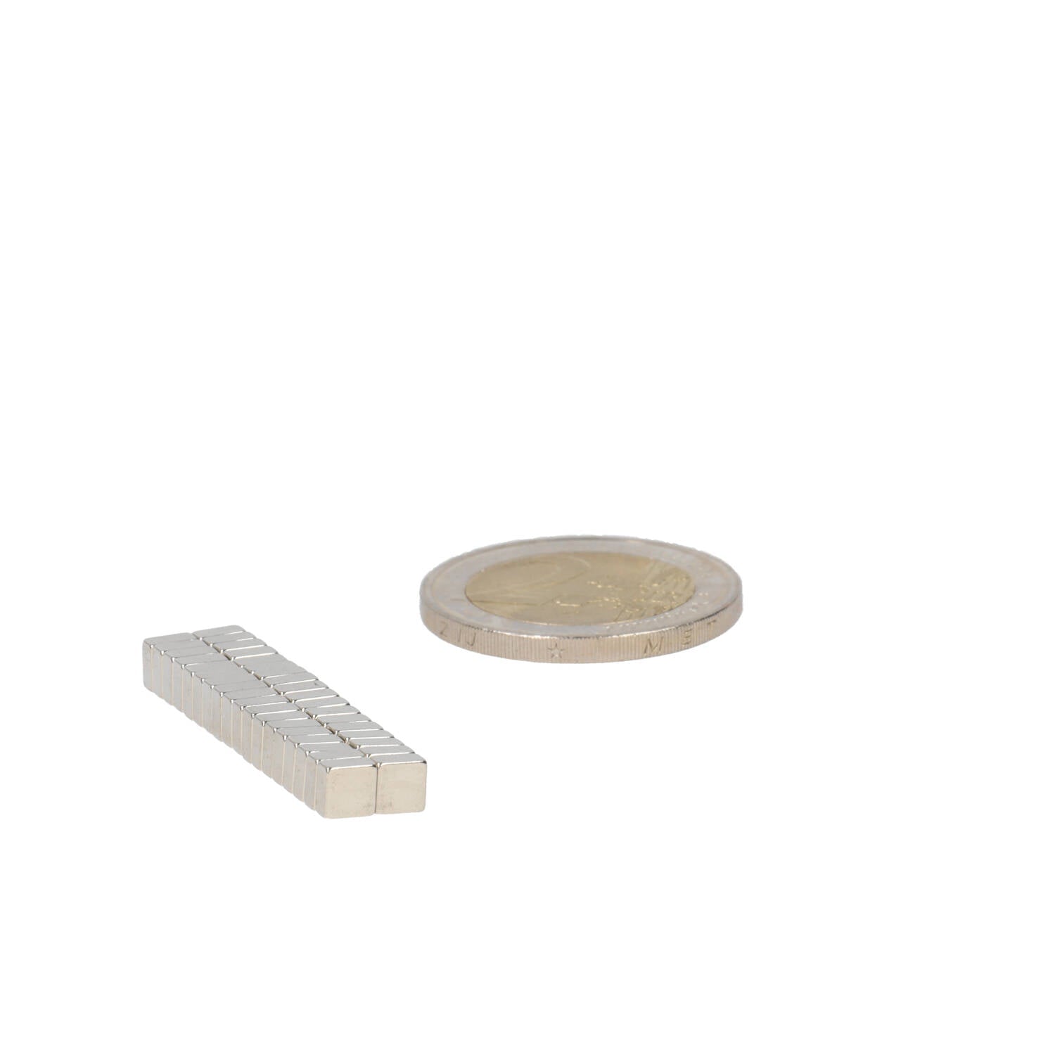 Neodymium Blokmagneet 4 x 4 x 2 mm N50 NiCuNi - Magnetenspecialist Import & Export B.V.