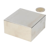 Neodymium Blokmagneet 70 x 70 x 35 mm N50 NiCuNi - Magnetenspecialist Import & Export B.V.