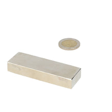Neodymium Blokmagneet 75 x 25 x 12 mm N50 NiCuNi - Magnetenspecialist Import & Export B.V.