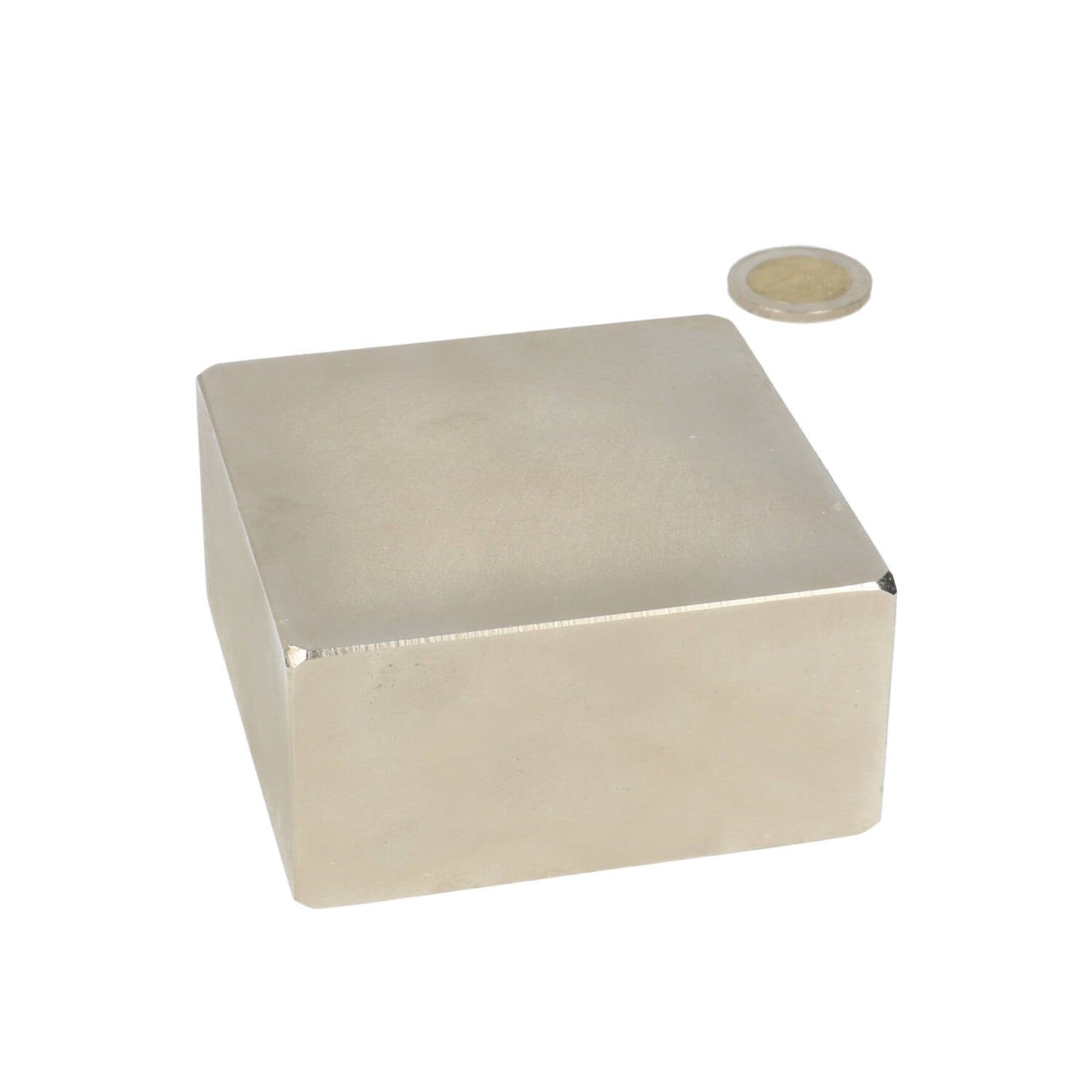 Neodymium Blokmagneet 80 x 80 x 40 mm N50 NiCuNi - Magnetenspecialist Import & Export B.V.