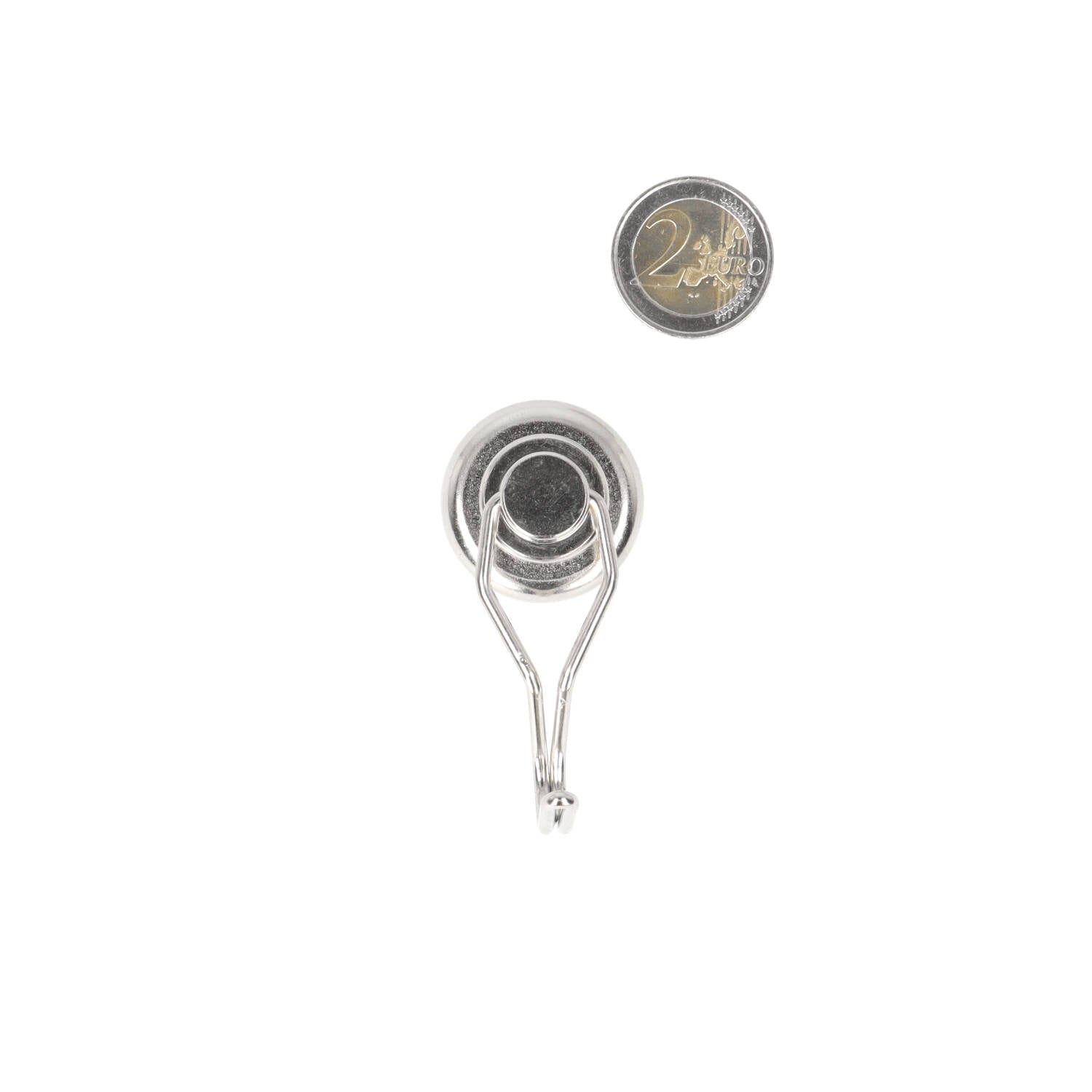 Neodymium Haakmagneet Ø 32 x 7 mm vrij draaibaar N40 stalen pot NiCuNi - Magnetenspecialist Import & Export B.V.