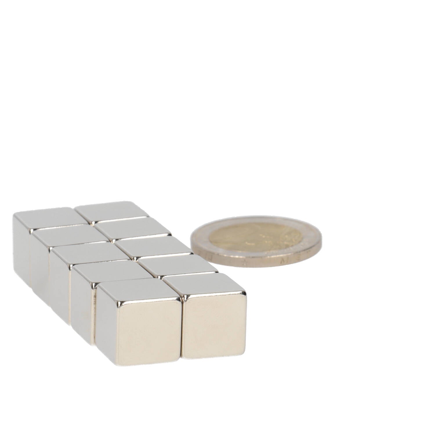 Neodymium Kubusmagneet 12,7 x 12,7 x 12,7 mm N48 NiCuNi - Magnetenspecialist Import & Export B.V.