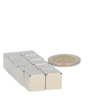 Neodymium Kubusmagneet 12,7 x 12,7 x 12,7 mm N48 NiCuNi - Magnetenspecialist Import & Export B.V.