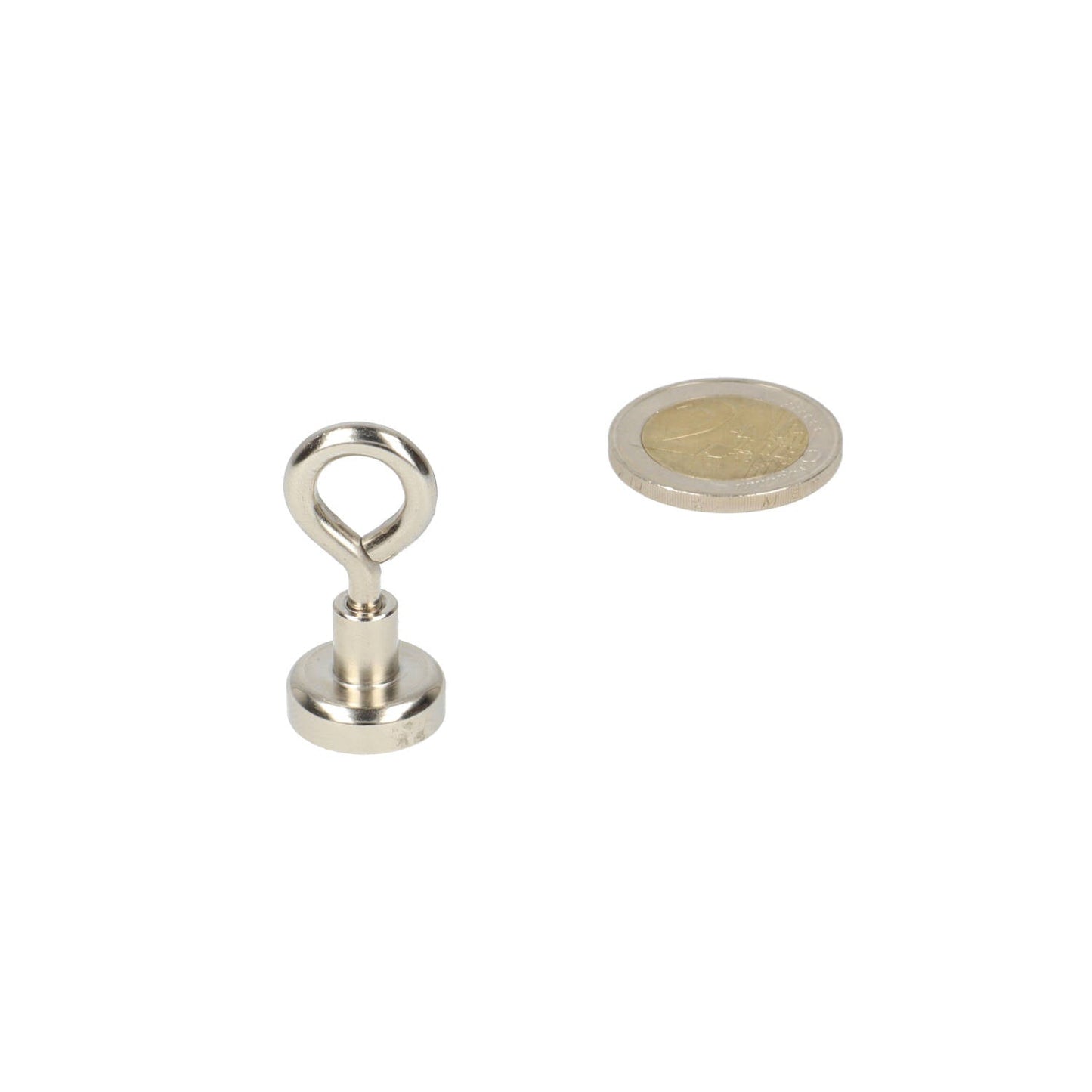 Neodymium Oogmagneet Ø16 x 6 mm N40 Stalen Pot NiCuNi - Magnetenspecialist Import & Export B.V.