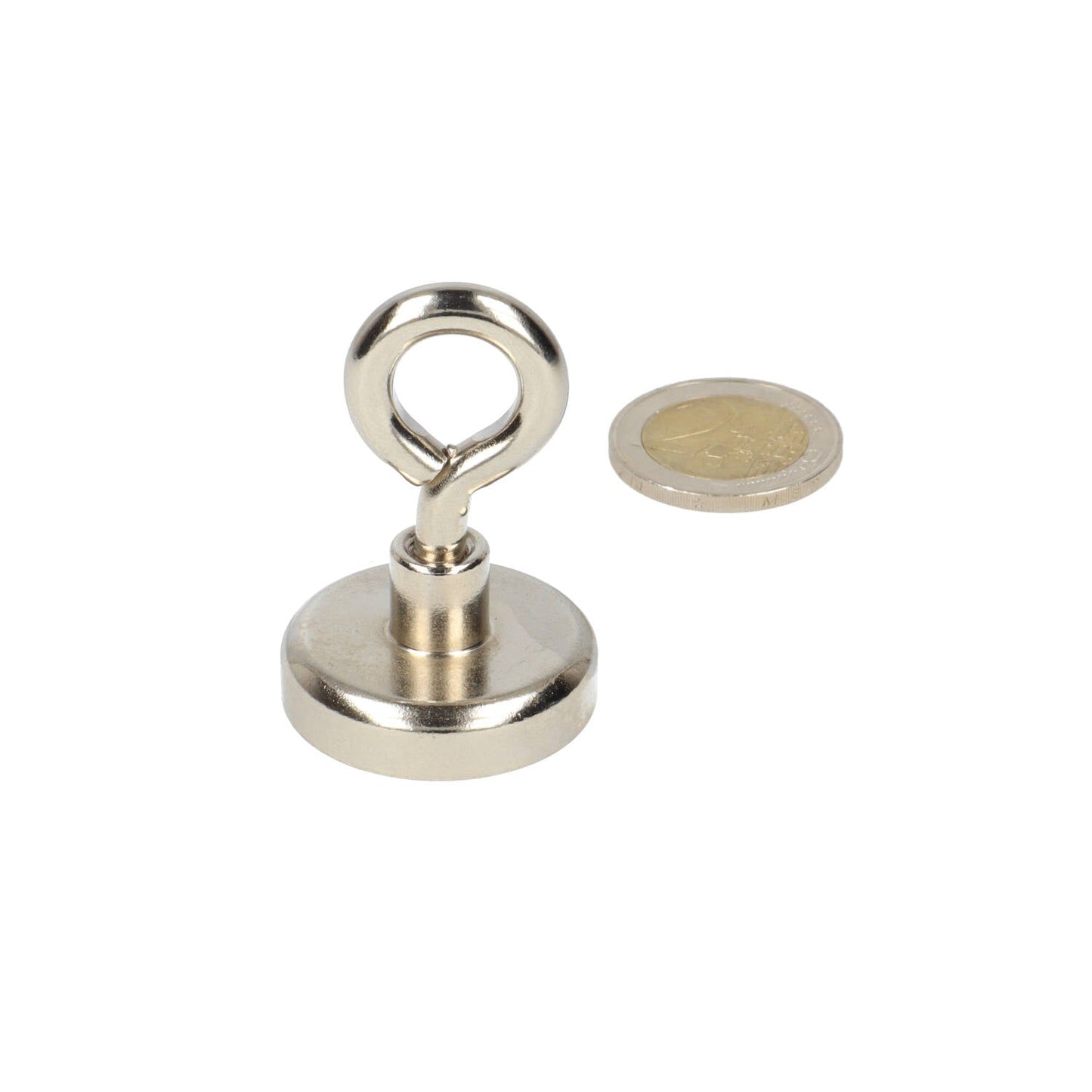 Neodymium Oogmagneet Ø32 x 16 mm N40 Stalen Pot NiCuNi - Magnetenspecialist Import & Export B.V.