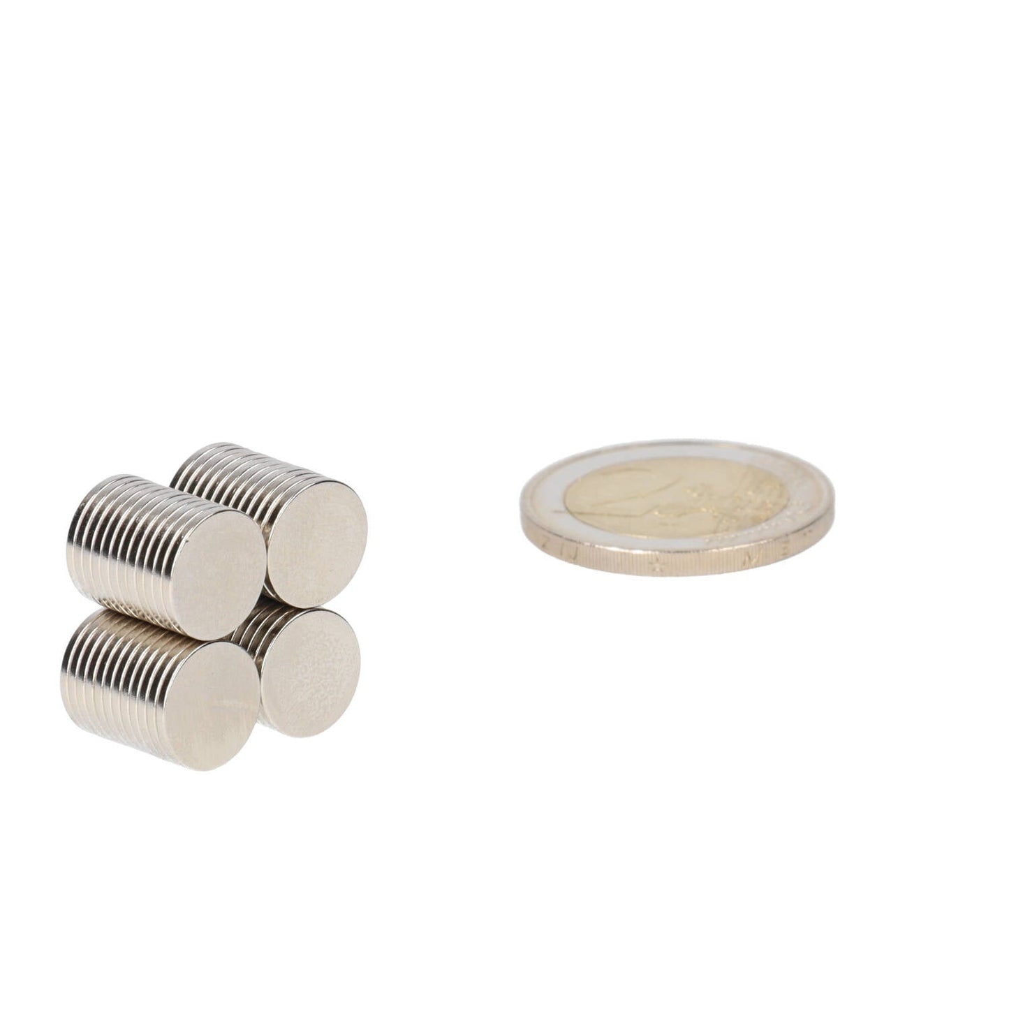 Neodymium Schijfmagneet Ø10 x 1 mm N48 NiCuNi - Magnetenspecialist Import & Export B.V.