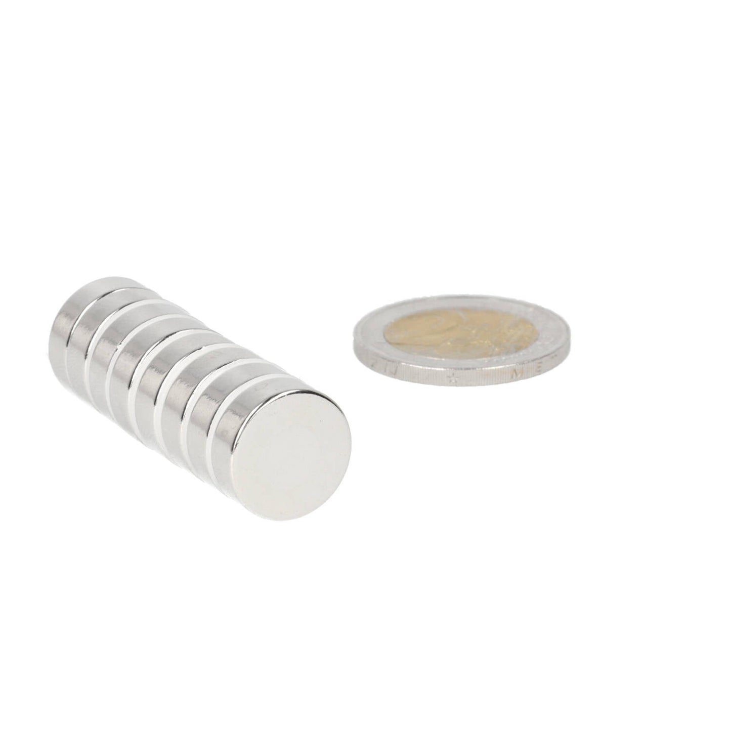 Neodymium Schijfmagneet Ø15 x 5 mm N48 NiCuNi - Magnetenspecialist Import & Export B.V.