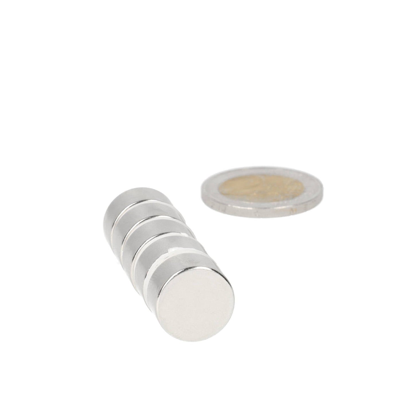 Neodymium Schijfmagneet Ø15 x 8 mm N48 NiCuNi - Magnetenspecialist Import & Export B.V.